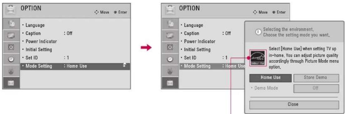 LG 47LD450C - MODE SETTING - 1