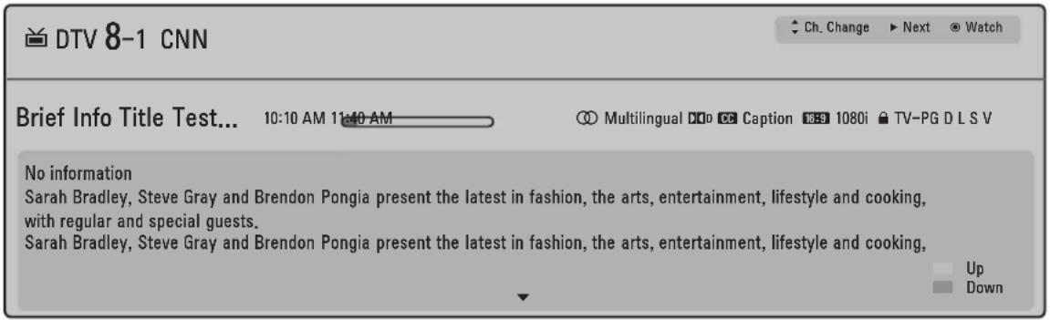 LG 47LD450C - CHANNEL INFORMATION - 1