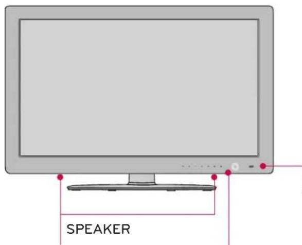 LG 47LD450C - FRONT PANEL INFORMATION - 1