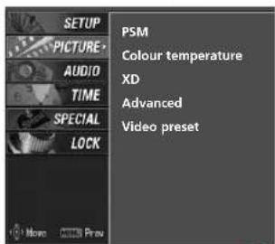LG 42PC1DV - MANUAL PICTURE CONTROL (PSM-User option) - 2