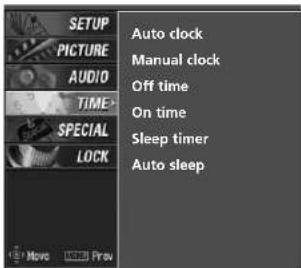 LG 42PC1DV - ON/OFF TIME SETUP - 2