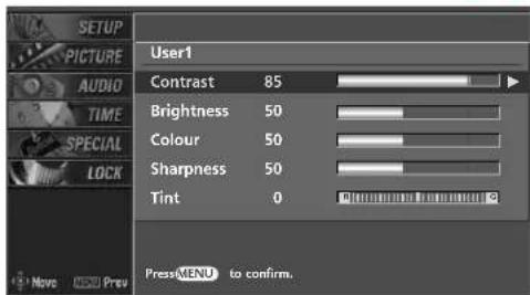 LG 42PC1DV - MANUAL PICTURE CONTROL (PSM-User option) - 4