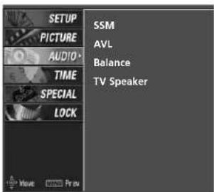LG 42PC1DV - TV SPEAKERS ON/OFF SETUP - 2