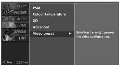 LG 42PC1DV - VIDEO PRESET - 3