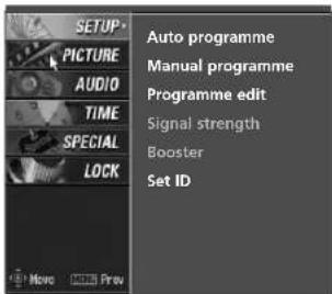 LG 42PC1DV - ASSIGNING A STATION NAME - In Analogue Mode only - 2