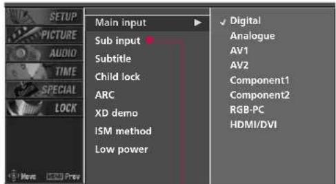 LG 42PC1DV - MAIN PICTURE SOURCE SELECTION - 3