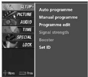 LG 42PC1DV - FINE TUNING - In Analogue Mode only - 2