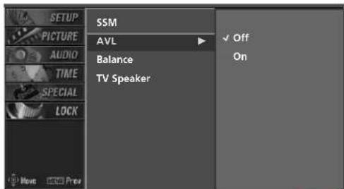 LG 42PC1DV - AUTO VOLUME LEVELER (AVL) - 3