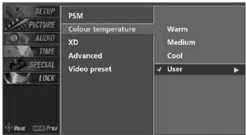LG 42PC1DV - Manual Colour Temperature Control - 3