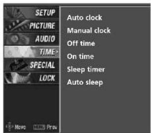 LG 42PC1DV - MANUAL CLOCK SETUP - 2