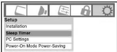 TOSHIBA Regza 37HL67 - To set the sleep timer using the on-screen menus: - 1