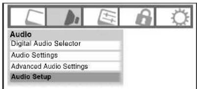TOSHIBA Regza 37HL67 - To control the audio: - 1