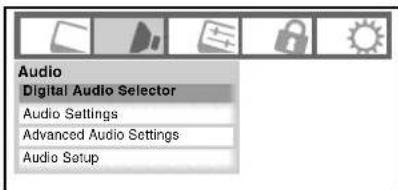 TOSHIBA Regza 37HL67 - To use the digital audio selector: - 1
