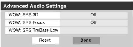 TOSHIBA Regza 37HL67 - To adjust the WOW ^TM settings: - 1