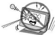 TOSHIBA Regza 37HL67 - WARNING: RISK OF SERIOUS PERSONAL INJURY OR EQUIPMENT DAMAGE! - 1
