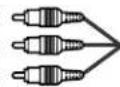 TOSHIBA Regza 37HL67 - Standard A/V cables (red/white/yellow) - 2