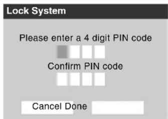 TOSHIBA Regza 37HL67 - Entering the PIN code - 2