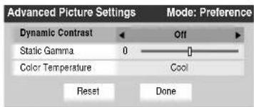 TOSHIBA Regza 37HL67 - Using dynamic contrast - 3