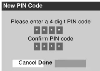 TOSHIBA Regza 37HL67 - Changing your PIN code - 2