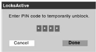 TOSHIBA Regza 37HL67 - To temporarily unlock the program: - 1