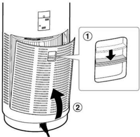 Cado AP-C200 - Close the cover. - 1