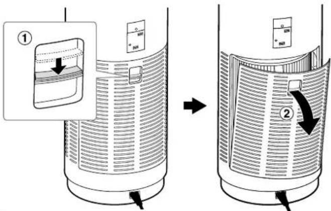 Cado AP-C200 - Remove the cover. - 1