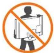 LG 23MP67D - Moving and Lifting the Monitor - 2