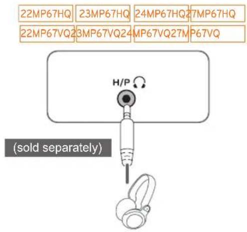 LG 23MP67D - Peripheral device connection - 1