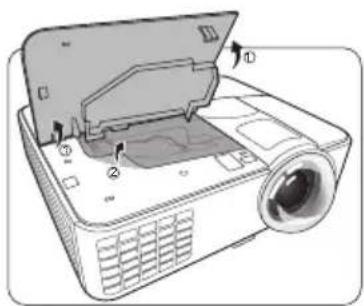 BENQ MW621ST - Replacing the lamp - 4