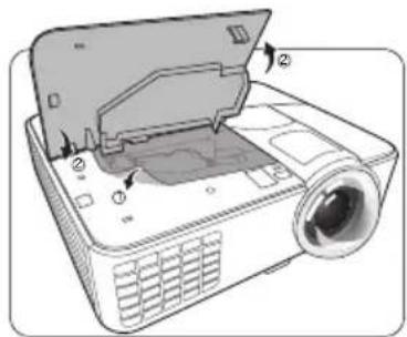 BENQ MW621ST - Replacing the lamp - 12