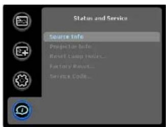 INFOCUS IN1100 - Using the menus - 5