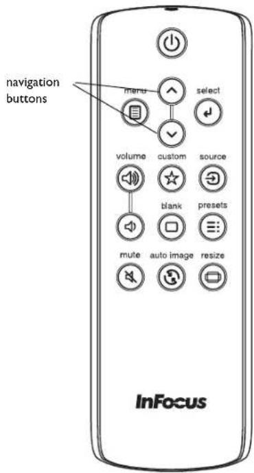 INFOCUS IN1100 - Troubleshooting the remote - 1