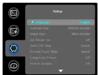 INFOCUS IN1100 - Using the menus - 4