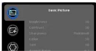 INFOCUS IN1100 - Adjusting the image - 7