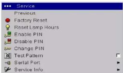 INFOCUS IN35W - Resetting the lamp timer - 2