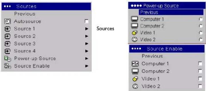 INFOCUS IN35W - Settings menu - 2