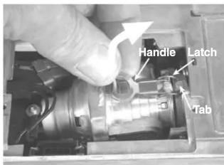 Handle Latch Tab