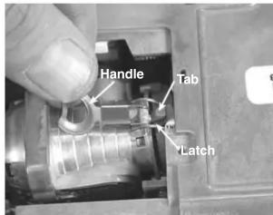Handle Tab Latch
