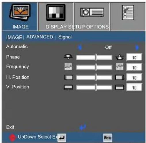 INFOCUS ScreenPlay SP1081HD - IMAGE | Advanced | Signal - 2