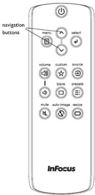 INFOCUS IN2104EP - Troubleshooting the remote - 1