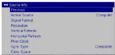 INFOCUS IN37 - Using the menus - 5