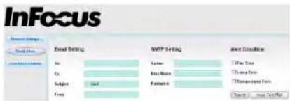 INFOCUS IN2124a - Controlling the projector remotely through a web browser - 4