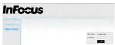 INFOCUS IN2124a - Controlling the projector remotely through a web browser - 2