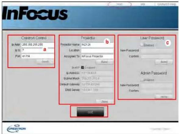 INFOCUS IN2124a - About Crestron e-Control® - 2
