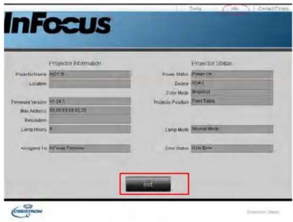 INFOCUS IN2124a - About Crestron e-Control® - 3
