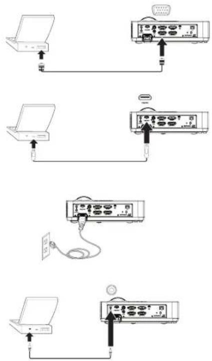 INFOCUS IN2124a - Optional computer connections - 1