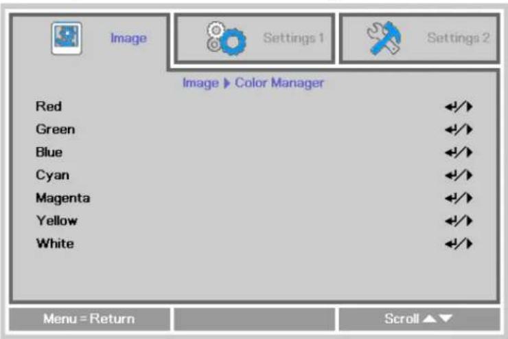 INFOCUS IN3148HD - Color Manager - 1
