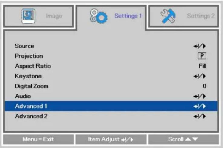 INFOCUS IN3148HD - Setting the OSD Language - 1