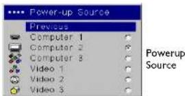 INFOCUS IN5102 - Settings menu - 5