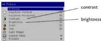 INFOCUS IN5102 - Adjusting the image - 6